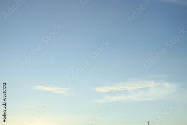 Fototapeta sky and clouds