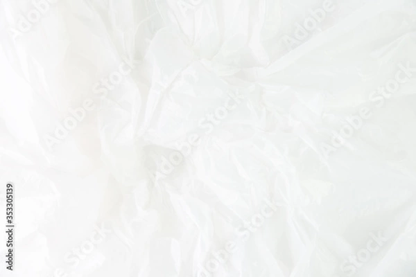 Fototapeta Abstract white fabric texture background.