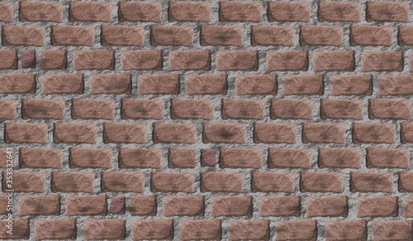Obraz Brick wall or background