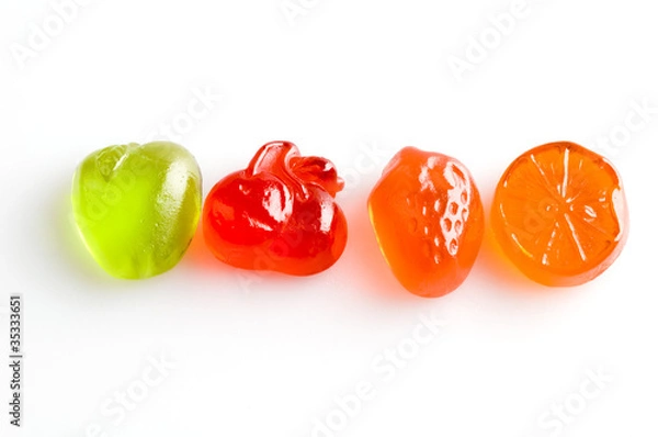 Fototapeta Gumowate cukierki