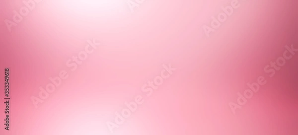Obraz Abstract background for wallpaper, pattern and label on website. Light 3d pink metal texture or shiny metallic gradient. Empty pastel background. 3d rendering design. blank backdrop.