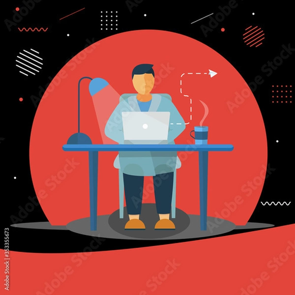 Obraz Man,vector design for your web site.