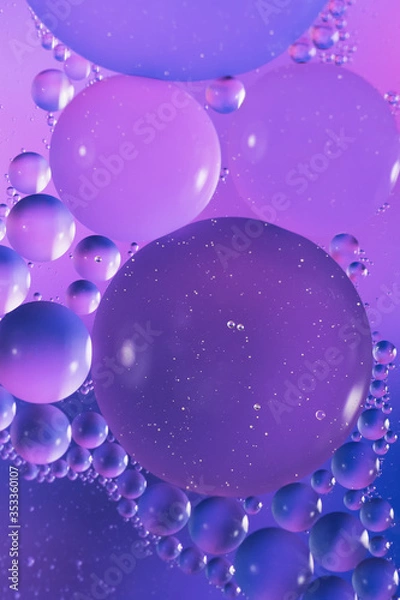 Obraz Macro up of liquid substances