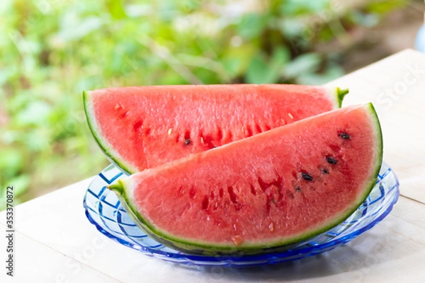 Obraz スイカ、夏の風景