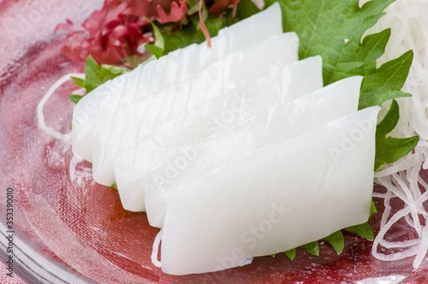 Obraz イカの刺身