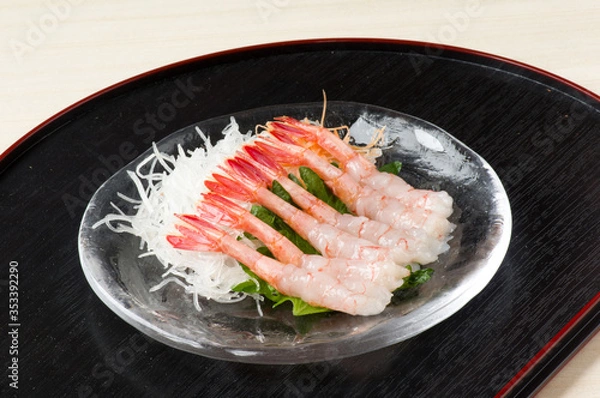 Obraz 甘エビの刺身