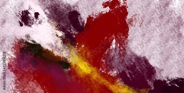 Obraz Abstract art red
