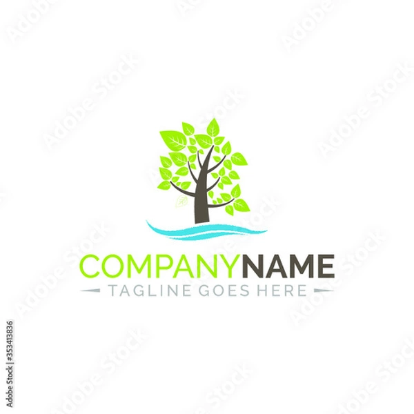 Fototapeta Tree Logo Concept