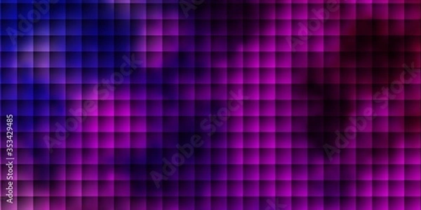 Obraz Light Multicolor vector pattern in square style.