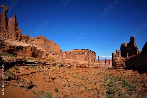 Obraz Monuments in the Arche National Park.