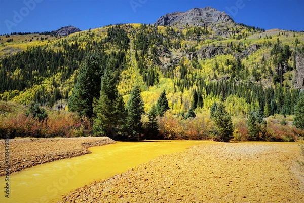 Obraz Scenic view in San Juan National Forest.