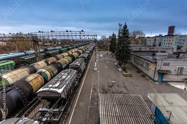 Obraz  train station