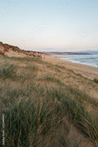 Obraz Tranquil Australian beach at sunset