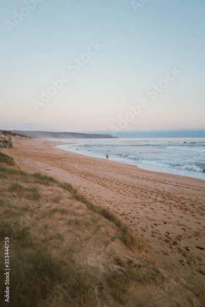 Obraz Tranquil Australian beach at sunset