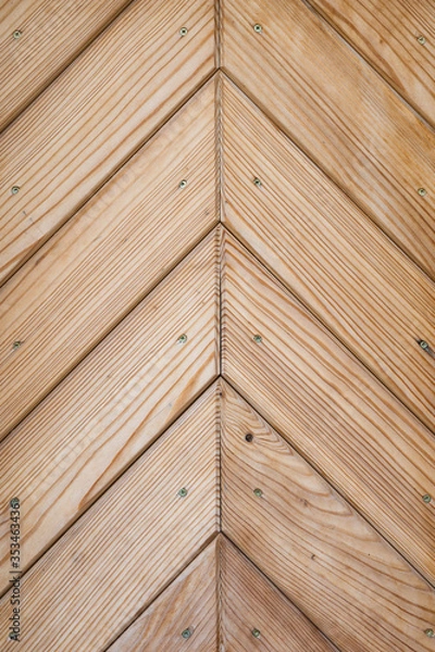 Fototapeta Wooden wall texture for background or wallpaper