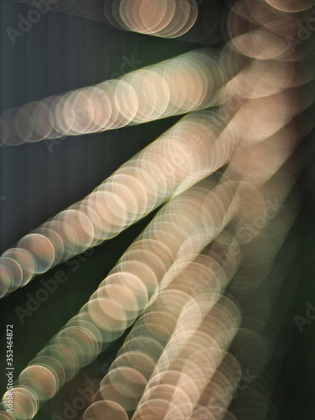 Fototapeta Vright circles, abstract bokeh background.	