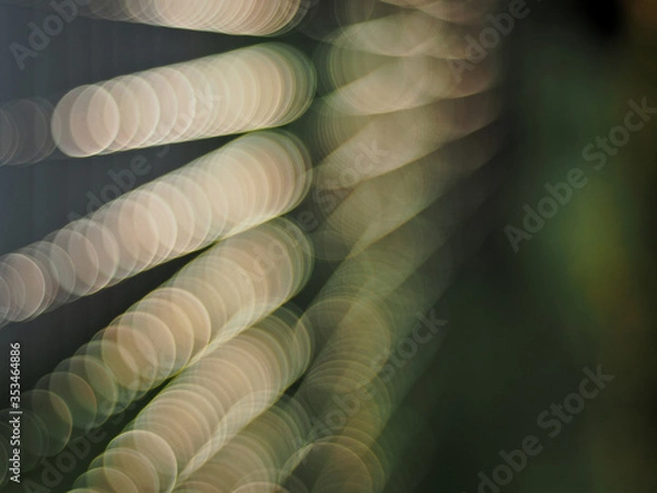 Fototapeta Bright circles, abstract bokeh background.