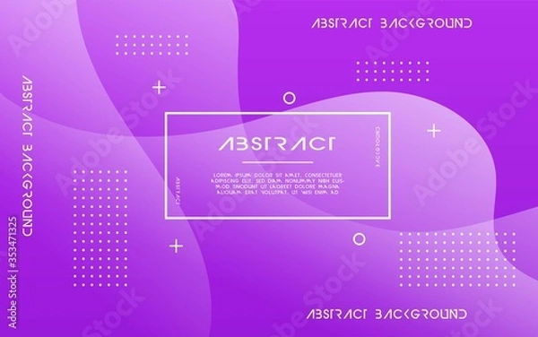 Fototapeta modern abstract liquid color background. dynamic textured geometric elements design with dots decoration. can be used on posters,banner,web and any more