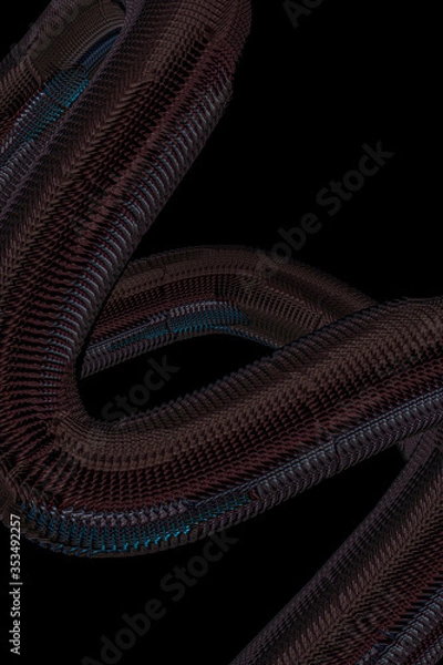 Obraz 3D rendering abstract texture illustration