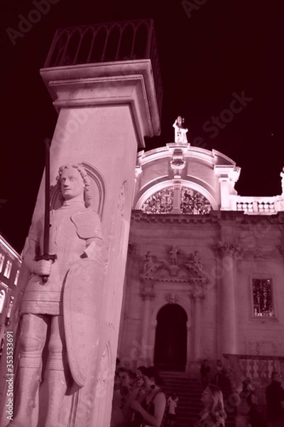 Obraz アドリア海の真珠ークロアチア随一の観光スポット　ドブロブニク