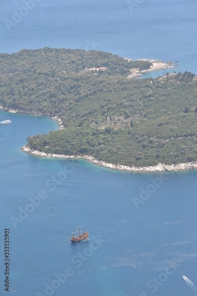 Obraz アドリア海の真珠ークロアチア必見の観光スポット　ドブロブニク
