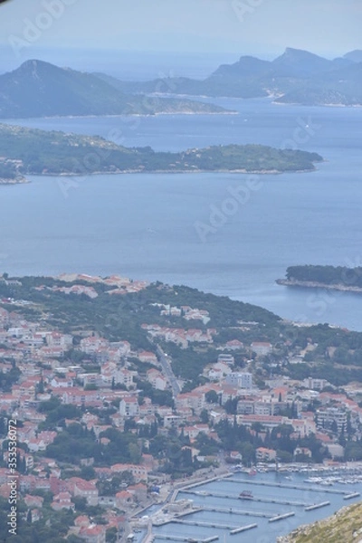 Obraz アドリア海の真珠ークロアチア必見の観光スポット　ドブロブニク
