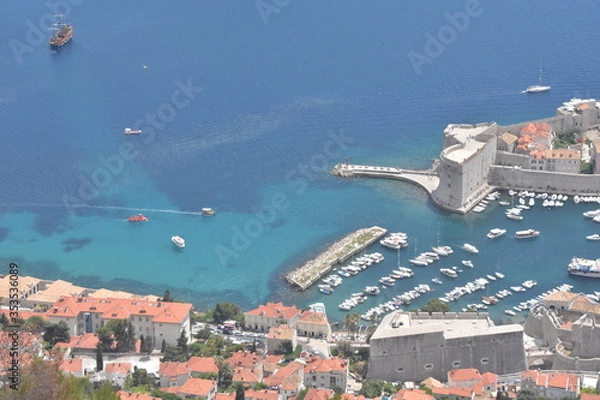 Obraz アドリア海の真珠ークロアチア必見の観光スポット　ドブロブニク
