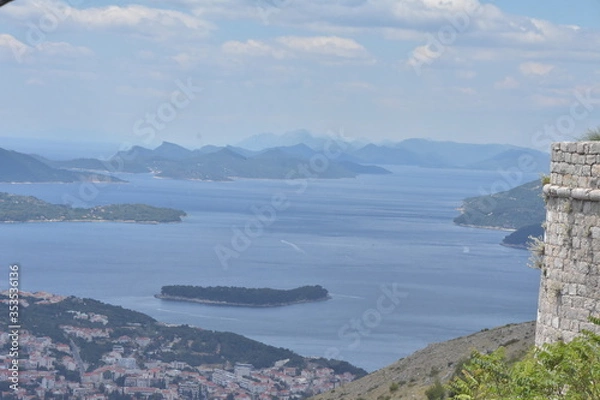 Obraz アドリア海の真珠ークロアチア必見の観光スポット　ドブロブニク
