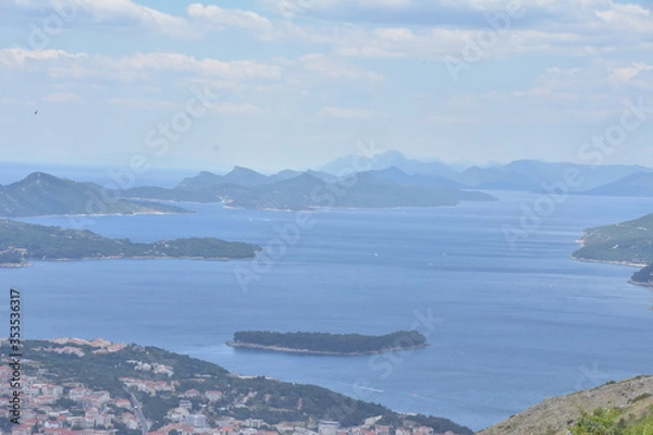 Obraz アドリア海の真珠ークロアチア必見の観光スポット　ドブロブニク
