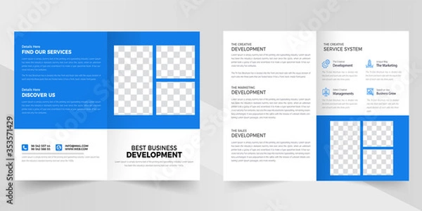 Obraz 4 Page Brochure Design