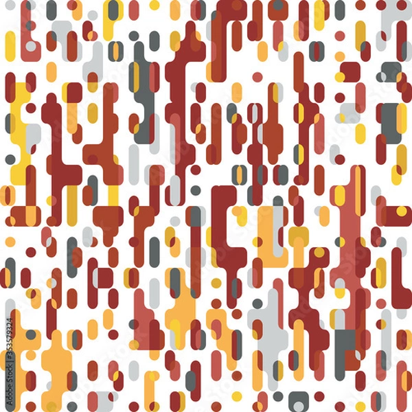 Obraz Pixel Abstract Mosaic Background Squares Design Elements Pattern Vector illustration