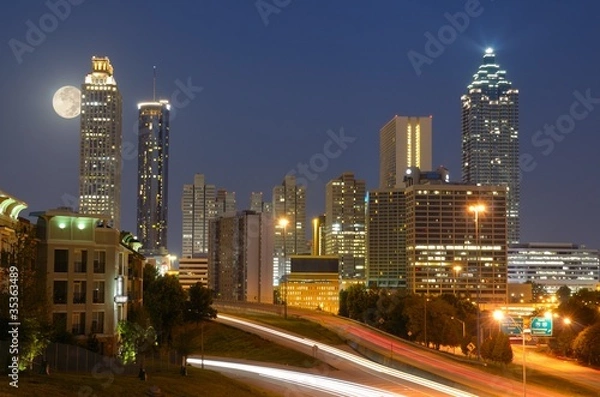 Fototapeta Atlanta Skyline