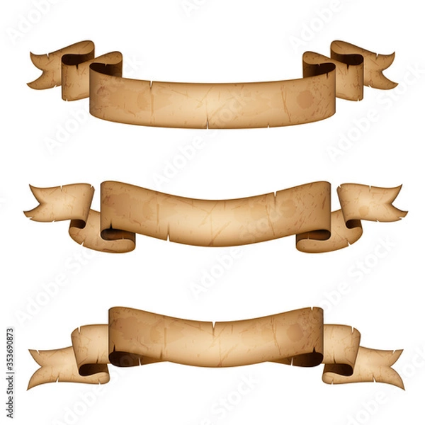 Obraz Ribbons in retro style