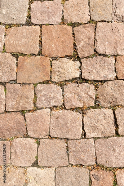 Fototapeta Strukturierte Textur aus Stein als Hintergrund oder Untergrund