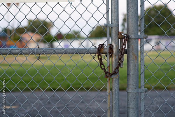 Fototapeta Locked School