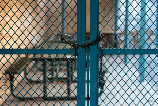 Fototapeta Locked school