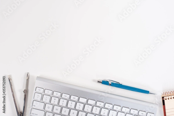 Obraz Vintage Drafting Office Flat Lay