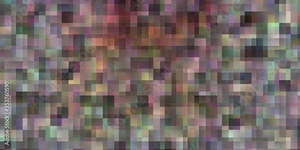 Fototapeta Light Blue, Yellow vector background with rectangles.