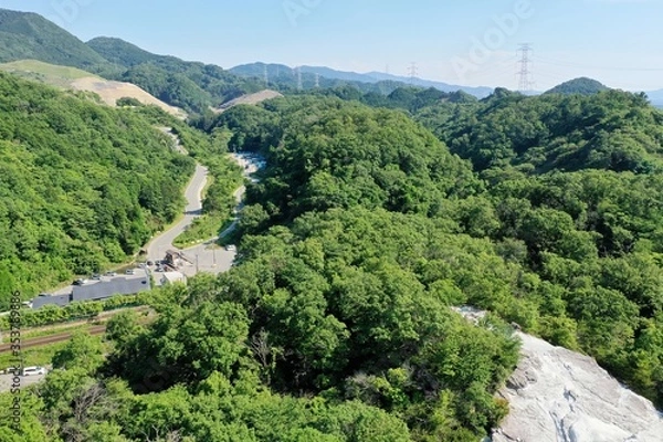 Obraz 日本の白い岩盤