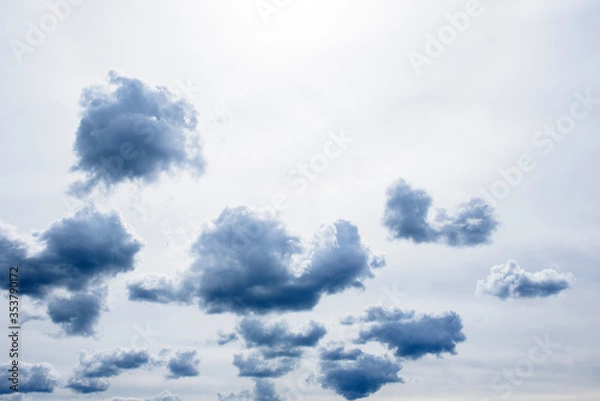 Obraz Dramatic storm sky background. It can be used as a background