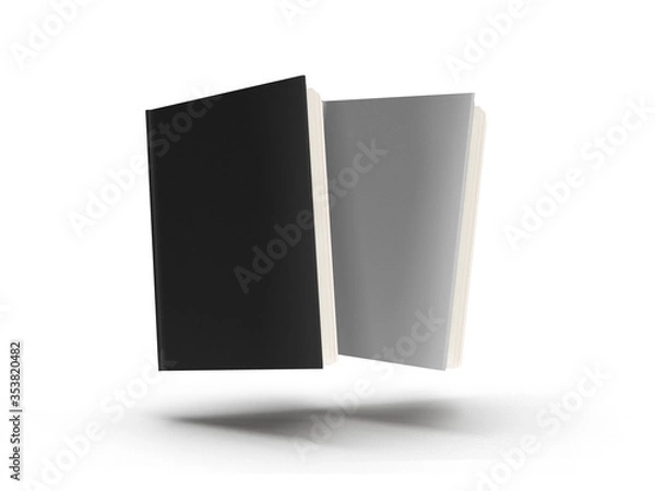 Fototapeta Book 3D Rendering Mockup Deisgn