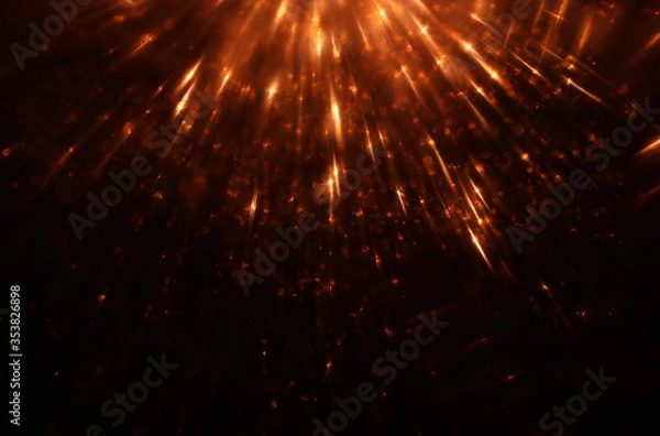 Fototapeta abstract image of lens flare. light leaks