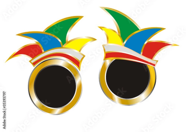 Obraz karneval narrenkappe