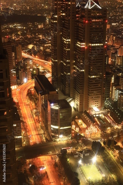 Obraz 東京センタービルからの夜景