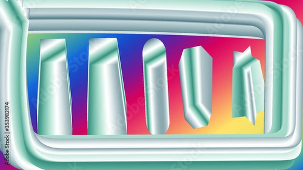 Obraz vector illustration of an abstract background