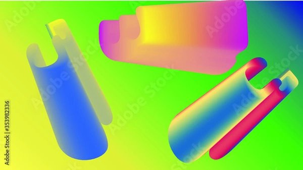 Obraz vector illustration of a colorful background