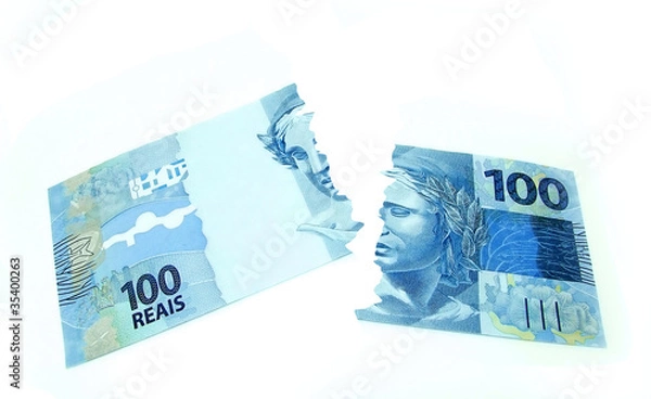 Obraz new currency from brazil