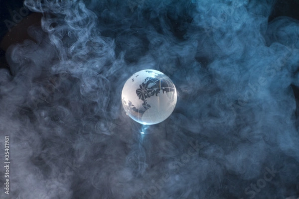 Obraz Earth  cover smog