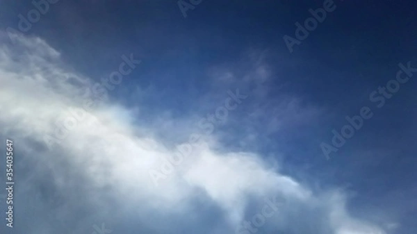 Obraz time lapse clouds