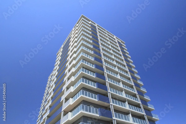 Obraz Błękitne niebo i mieszkanie